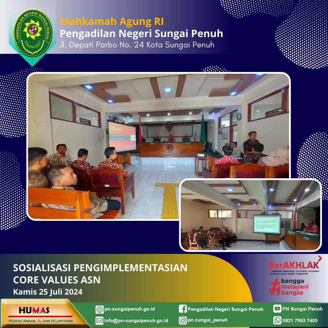 sosialisasi core values ASN 